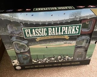. . . this has miniature models of 6 classic ball parks