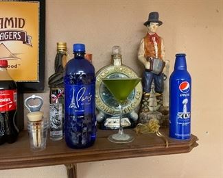 . . . some collectible liquor bottles/decanters