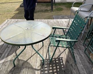 . . . this table has four chairs