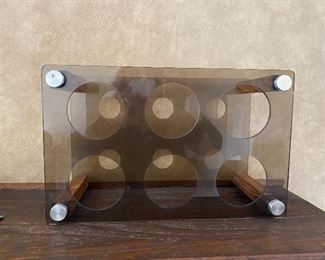 Lucite Wine Rack 