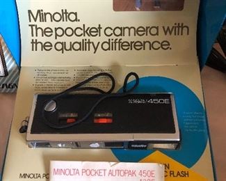 NIB Minolta Pocket Camera 450E 430E