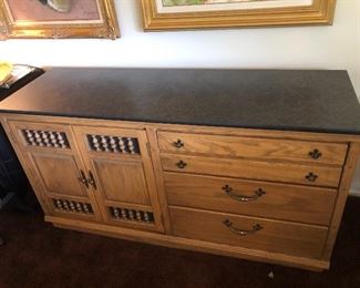 Buffet by Kenlea. Measures 56”W x 18”D x 30”H. 