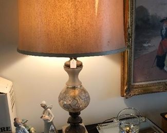 Lamp stands 34”H