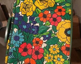 MCM Retro Luggage floral pattern