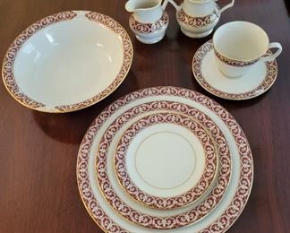 Gorgeous American-Made Pickard "Santa Clara" China Place Settings, and other Pieces