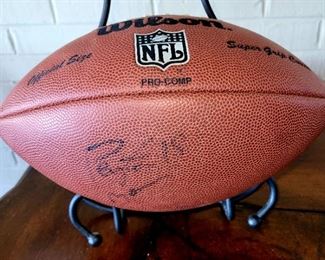Autographed by Peyton Manning