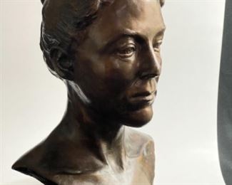 One of several original sculptures