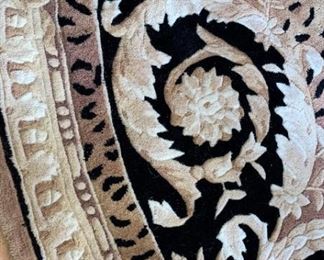 8 feet round  Safavieh rug from Horchow