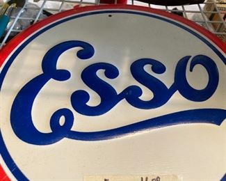 Small Esso sign
