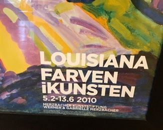 Several Framed Posters from the Louisiana Museum of Modern Art, Humlebæk, Denmark