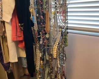 So much costume jewelry!!!! Oh my!