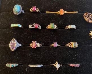 Stunning 14k & 18k rings