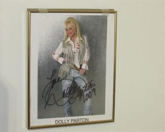 Autographed Dolly Parton