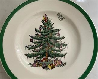 SPODE CHRISTMAS TREES. ALL MADE IN ENGLAND.