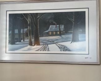 FOUR JIM HARRISON PRINTS.