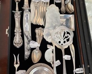 MORE STERLING SILVER SERVICE.