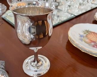 STERLING GOBLETS