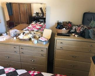 Mid-Century Modern dresser and chest of drawers