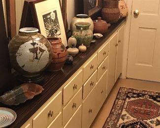 Pottery from local artists