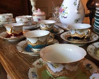 Herend and Meissen porcelain