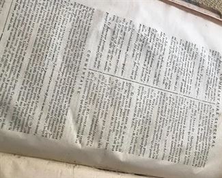 Monumental French Bible circa 1700s