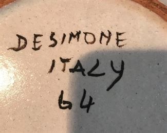 Dinner plates 1964 set of six