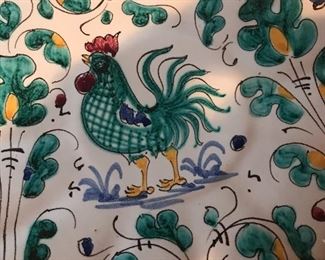 Gimignano rooster hand painted service for 8
Value is over $1000