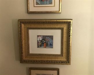 Set of three framed Illuminated Manuscripts from 1842!
“Richard II at Flint Castle.”
Rare and in mint condition 