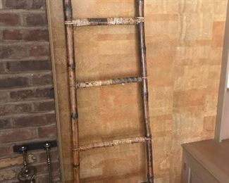 Very old Vietnamese bamboo ladder...from English antique shop.