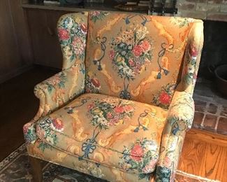 Chippendale style chair and a half...custom.