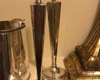Sterling candlesticks 