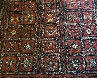 Vintage Moroccan long loop wool rug in stellar condition!