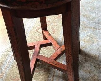 Antique small American stool