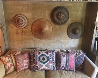 A fabulous collection of antique Vietnamese fishing hats!