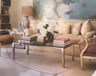 Coffee table featured in 2001 issue of House Beautiful.  