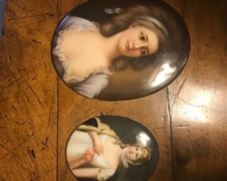 Stunning porcelain portrait miniatures from the 1840s