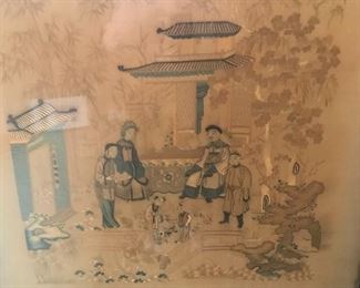 Silk embroidery 