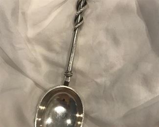 ANTIQUE SILVER CADUCEUS (MEDICAL) SPOON
Set of four