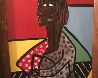 Stunning large scale original paintings by Reginald McGee of Atlanta 
I of 2