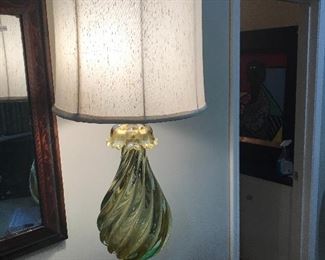 Monumental MARBRO orginal signed and numbered MURANO glass lamp.  Has an appraisal of $2800!  By ARCHIMEDE SEGUSO