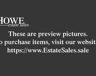 These are preview photos. To purchase items visit our personal website: https://www.EstateSales.Sale