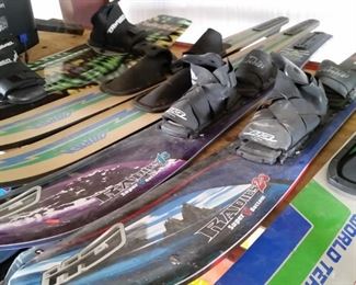 Assorted water skis
