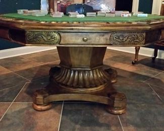 A closer look at the poker table