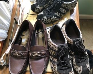 Coach Sneakers and Loafers.  size 9and 9-1/2
