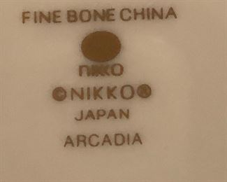 Nikko Fine Bone China Samples