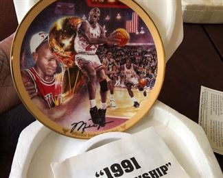 1991 Michael Jordan Championship Plate