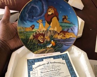 Lion King Collectible Plate