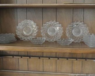 50s Cut Glass Dishes