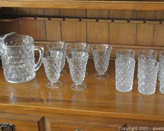 50s Cut Glass Drinkware