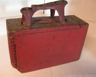Antique Handmade Shoe Shine Kit